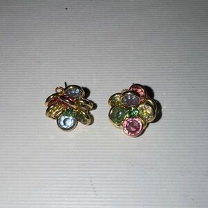 Elegant Multicolor Gemstone Earrings